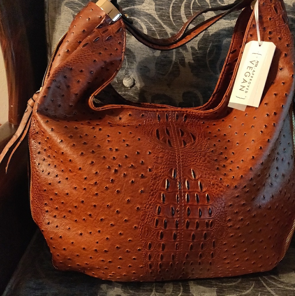 Beautiful oversized vegan leather bag